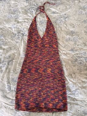 Miss Lola Multicolor Knit Dress